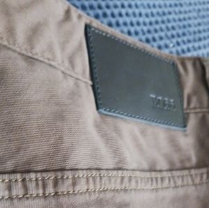 Boss Delaware slim stretch brown pants
